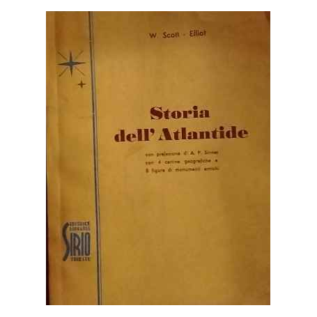 Storia dell'Atlantide. Con 4 cartine geografiche e 8 figure di monumenti antichi.
