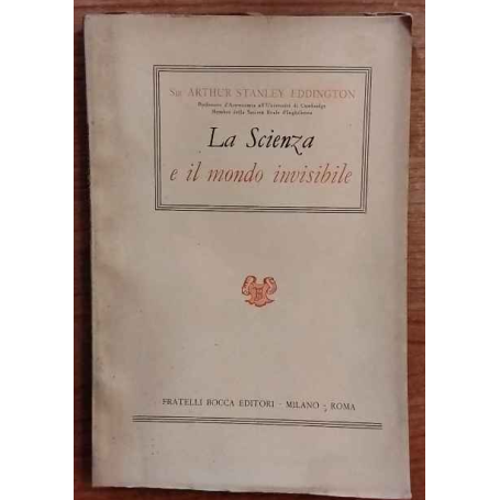 La scienza e il mondo invisibile
