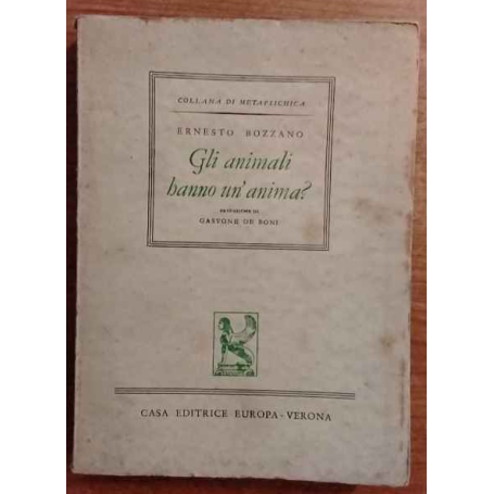 Gli animali hanno un'anima?