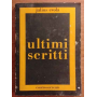 Ultimi scritti