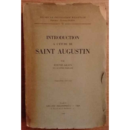Introduction à l'étude de Saint Augustin.