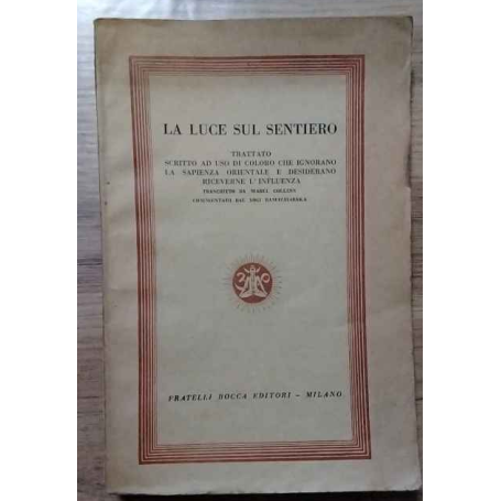 La luce sul sentiero.