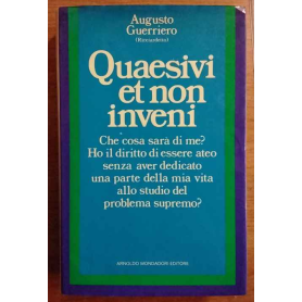 Quaesivi et non inveni.