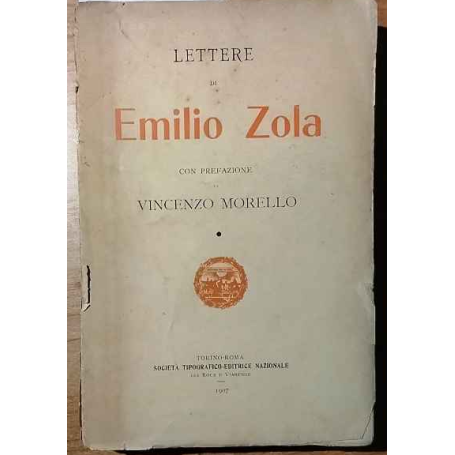 Lettere di Emilio Zola.