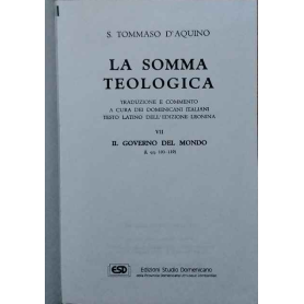 La somma teologica. Volume VII. Il governo del mondo.