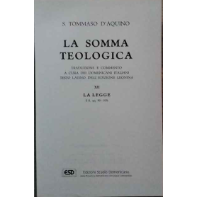 La somma teologica. Volume XII. La legge.