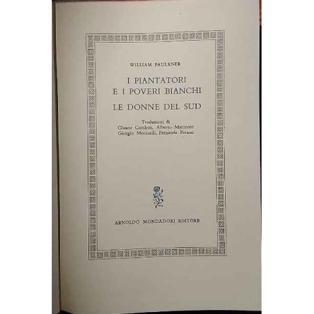 I piantatori e i poveri bianchi. Le donne del sud