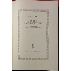 Le tre "lady Chatterley".