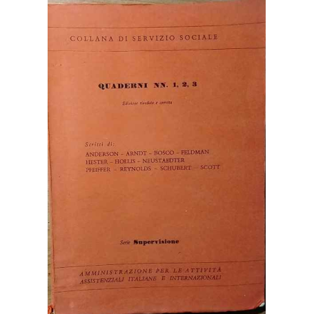Quaderni nn. 1 2 3