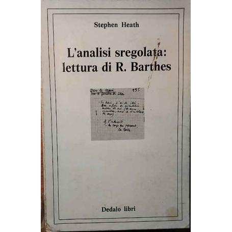 L'analisi sregolata: lettura di R. Barthes