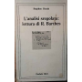 L'analisi sregolata: lettura di R. Barthes