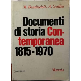 Documenti di storia Contemporanea 1815-1970