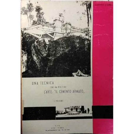 Una tecnica che ha per fine l'arte: "il cemento armato". Volume Primo