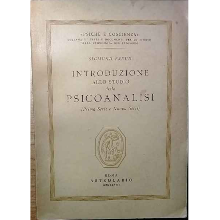 Introduzione allo studio della psicoanalisi.