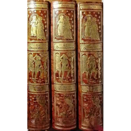 La Divine Comédie. Tomo I Paradis. Tomo II Purgatoire. Tomo III Enfer