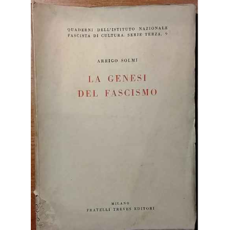 La genesi del fascismo
