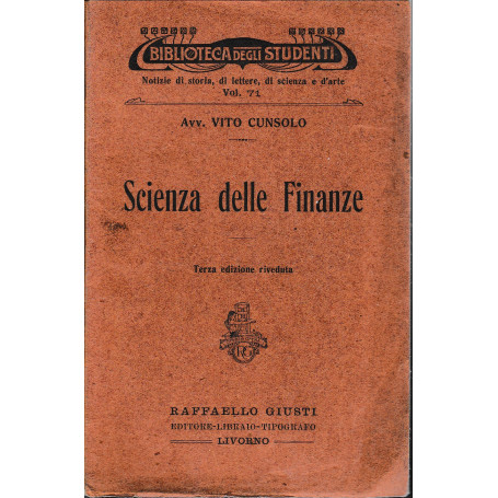 Scienza delle finanze
