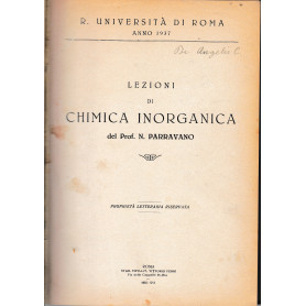 Lezioni di Chimica Inorganica
