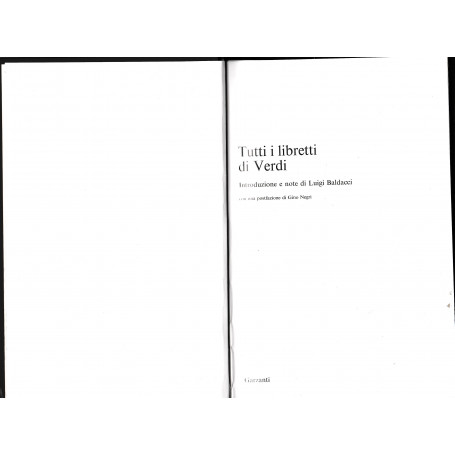 Tutti i libretti di Verdi