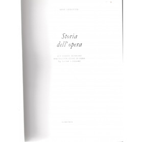 Storia dell'opera