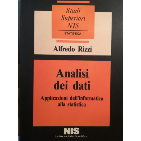 Analisi dei dati. Applicazioni dell'informatica alla statistica.