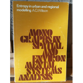 Entropy in urban and regional modelling
