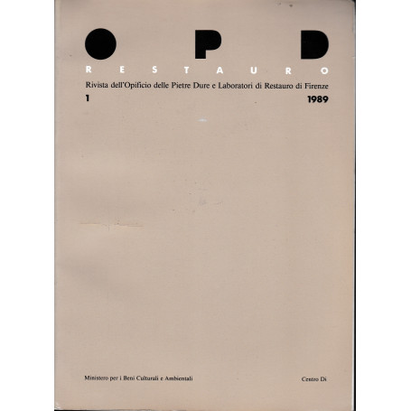 OPD. Rivista dell'Opificio delle Pietre Dure e Laboratori di Restauro di Firenze 1