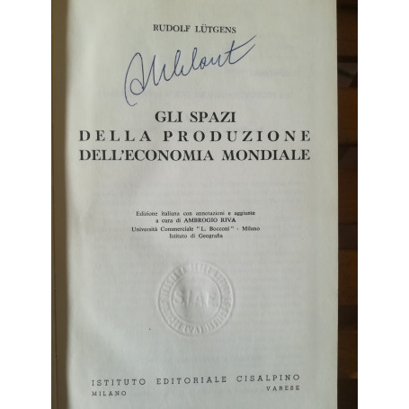Gli spazi della produzione dell'economia mondiale