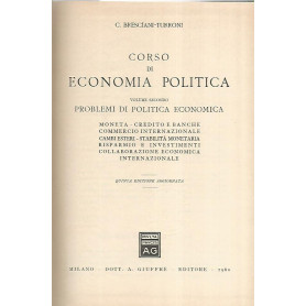Corso di economia politica. Volume secondo