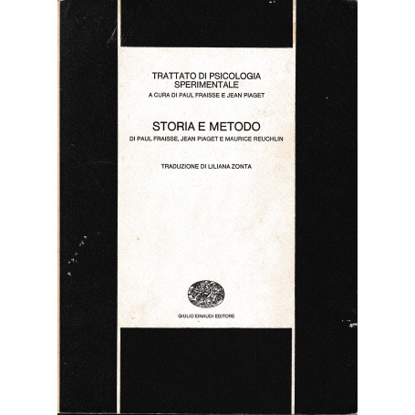 Trattato di psicologia sperimentale. Storia e metodo