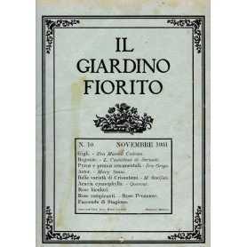 Il giardino fiorito n. 10 Novembre 1931
