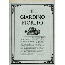 Il giardino fiorito n. 1 Gennaio 1932