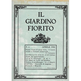 Il giardino fiorito n. 4 Aprile 1932