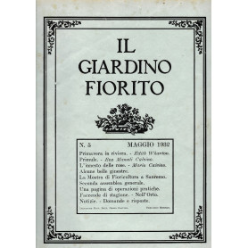 Il giardino fiorito n. 5 Maggio 1932
