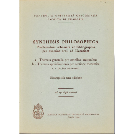Synthesis Philosophica