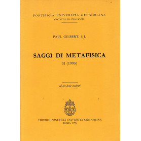 Saggi di metafisica II (1995)