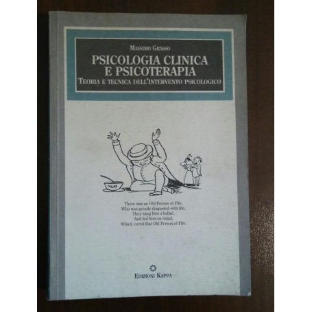 Psicologia Clinica E Psicoterapia