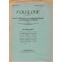 Folklore. Rivista trimestrale di tradizioni popolari. Anno XIII n. 48 Ott.- Dic. 1929