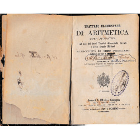 Trattato elementare di aritmetica teorico-pratica