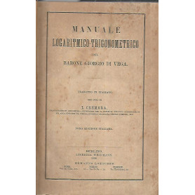 Manuale logaritmico trigonometrico