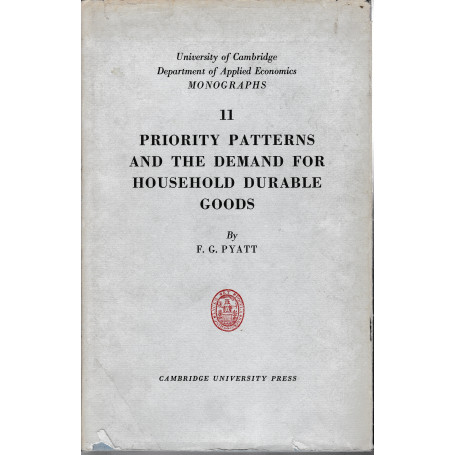 Priority patterns and the demand for household durable goods