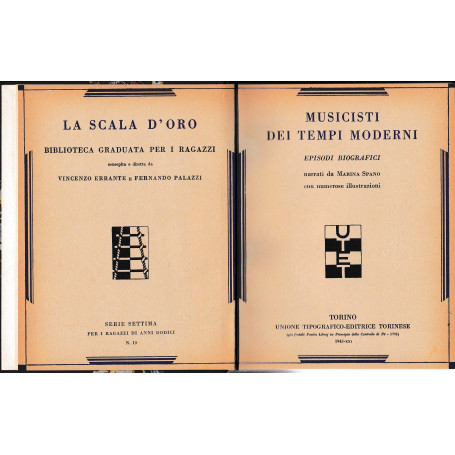 Musicisti dei tempi moderni. Episodi biografici