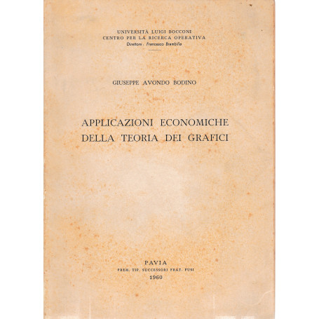 Applicazioni economiche della teoria dei grafici