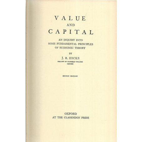 Value and capital