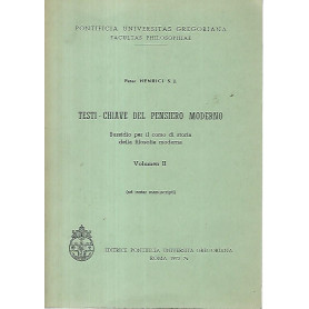 Testi chiave del pensiero moderno. Volume II