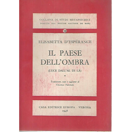 Il paese dell'ombra (luce dall'al di là )
