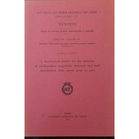 A MECHANICAL MODEL FOR THE STATISTICS OF EARTHQUAKES MAGNITUDE MOMENT AND FAULT DISTRIBUTION WITH STRESS DROP TO ZERO
