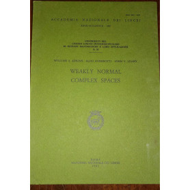 WEAKLY NORMAL COMPLEX SPACES