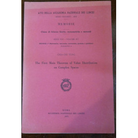 THE FIRST MAIN THEOREM OF VALUE DISTRIBUTION ON COMPLEX SPACES