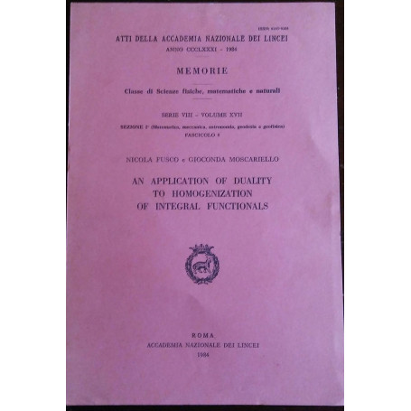 AN APPLICATION OF DUALITY TO HOMOGENIZATION OF INTEGRAL FUNCTIONALS